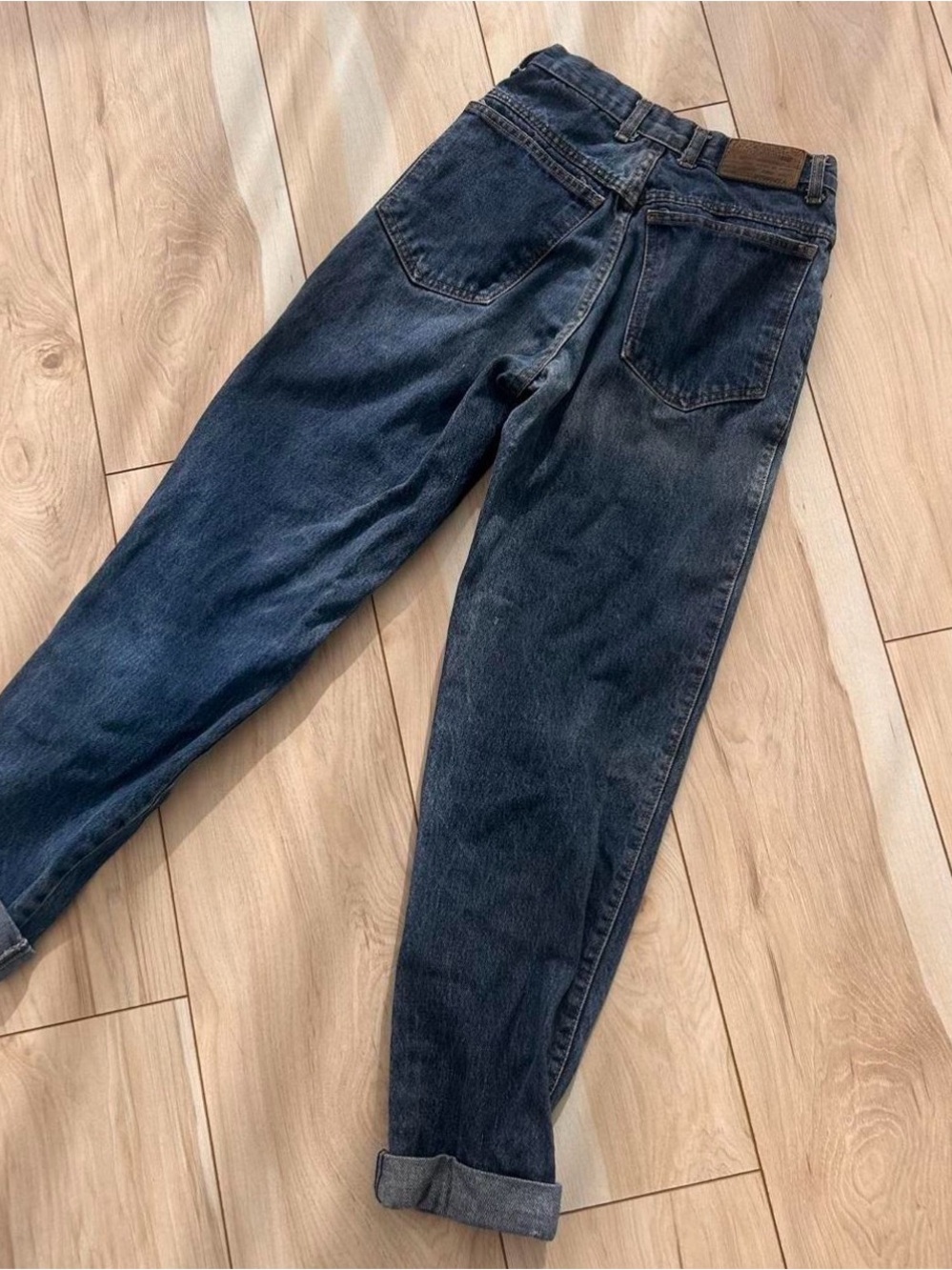 Forenza Denim Jeans in Blue with Gold Stitching - Picture 5 of 8